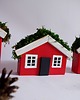 dodatki - różne Domki scandi czerwone 3
