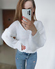 swetry damskie  Luźny sweter w serek i247 1