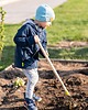 czapki dziecięce Czapka z kominem  wiosenna dziecięca - błękit 2