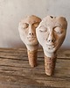 akcesoria różne Zestaw ceramicznych korków do wina Twarze handmade 1