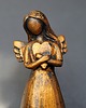 figurki i rzeźby Rzeźba złoty Anioł ze złotym sercem wys. 13 cm 1