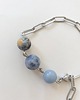 bransoletki z kamieni naturalnych Bransoletka FANABERIA angelit, jaspis niebieski, jaspis oceaniczny 2