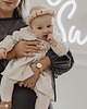 ozdoby na chrzest BOHO wianek na głowę RÓŻ - chrzest, komunia, ślub, sesja zdjęciowa 3