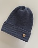 czapki damskie Czapka całoroczna beanie z wywinięciem uniwersalna bawełniana 2