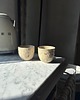 kubki i filiżanki Zestaw 2 Organicznych Ceramicznych Czarek Wabi Sabi z Zającami 175 ml 6