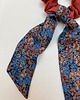 gumki do włosów Scrunchie Orange z odwiązywaną szarfą 2