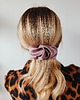 spinki i klamry do włosów Scrunchie spinka klamra jedwabna różowe złoto 1