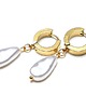 kolczyki pozłacane Kolczyki pozłacane Pearls /white/ perły vol. 14  2