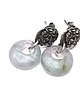 kolczyki wire wrapping Ring /fluoryt/ kolczyki 2