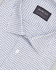 koszule męskie Koszula w kratkę matera 00454 długi rękaw granatowy slim fit 1