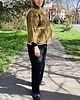 marynarki damskie Kimono wełna bawełna na plecach oko z frędzlami. 4