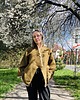 marynarki damskie Kimono wełna bawełna patchorkowe oko z frędzlami na plecach. 3