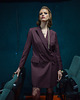 marynarki damskie Marynarka Weaver burgund 1