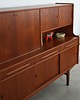 komody Highboard tekowy, duński design, lata 60, produkcja: Dania 3