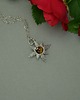 wisiory Mały wisiorek róża wiatrów tygrysie oko wire wrapping 3