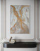 obrazy Obraz 'Golden flow" 80x120 9