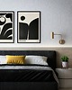 plakaty Plakat abstrakcyjny, abstrakcja, geometria, b&w - After Midnight 3