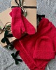 szale damskie Szalik DONNA - Czerwony - handmade 3