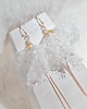 Biżuteria ślubna Kolczyki brokatowe white/gold z kolekcji Lovely Lily 3