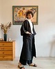 bluzki kimonowe damskie Kimono MIRA long / czarne 5