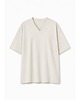 t-shirt damskie T-shirt ecru oversize YY500333 2