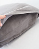 poduszki gładkie Lniana Poszewka Classic TRUE GRAY 2