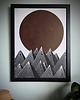 grafiki i ilustracje Ręcznie drukowany linoryt "Wschód vol.2" 30x40cm 1