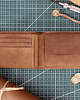portfele męskie Jasnobrązowy Poziomy Portfel Męski Vintage Skóra Licowa Buffalo SH-130 3