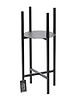 kwietniki Kwietnik Metalowy Stojak na kwiaty 60cm czarny LOFT 1