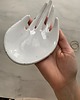 pojemniki na biżuterię Ceramiczna Dłoń Podstawka na Biżuterię w Srebrne Ciapki 4
