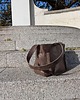 torby na ramię Brązowa kakaowa skórzana torebka listonoszka 1