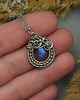 wisiory Wisiorek labradoryt wire wrapping 3