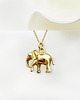złote naszyjniki Naszyjnik ze słonikiem, złoty słoń zawieszka 1