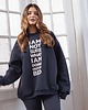 bluza bez kaptura damska Bluza Biggie Lazy Days Zgaszony Granat 4