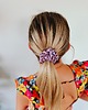 gumki do włosów Gumka jedwabna, scrunchie, frotka lavender pink MIDI 1