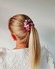 gumki do włosów Scrunchie do włosów, gumka do włosów z wiskozy Akwarela MIDI 3