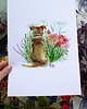 grafiki i ilustracje Plakat Pies w Lawendzie 2