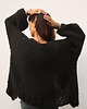 kardigany damskie Grafitowy kardigan oversized  merino bulky 6