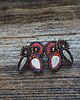 kolczyki soutache Kolczyki soutache Jesienny liść 4