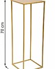 kwietniki Kwietnik Metalowy Nowoczesny Stojący 70 cm Złoty 1