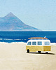 plakaty Kamper na plaży - surfing - plakat 50x70 cm 2
