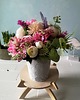 dodatki - różne Stroik flower box z wiosennych kwiatów 7