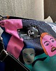 torby XXL Torebka damska Hobo waterproof- Kolorowe  twarze 3