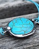 bransoletki wire wrapping Howlit na lato - bransoletka sznurkowa 1