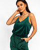 topy damskie GOLDEN CHAIN welurowy TOP w butelkowym  kolorze 2