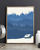 plakaty Zima - vintage plakat  2