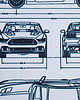 grafiki i ilustracje WYDRUK NA TEKTURZE 30X40 cm FORD MUSTANG NEW 4