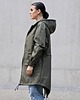 kurtki damskie Kurtka ocieplana/ płaszcz typu parka khaki 5