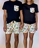 moda - inne Piżama Unisex bawełniana w wakacyjny wzór URLOP 2