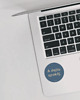 naklejki i wlepy Naklejka na notebooka, a dejta spokój 1